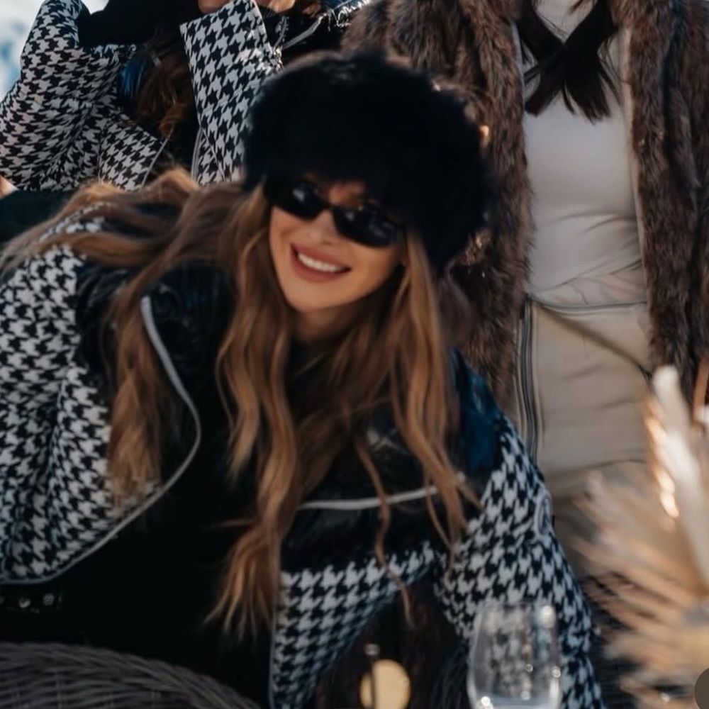 Red Rabbit Fur headband